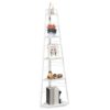 Best Five-Tier Corner Shelf - White - Image 10