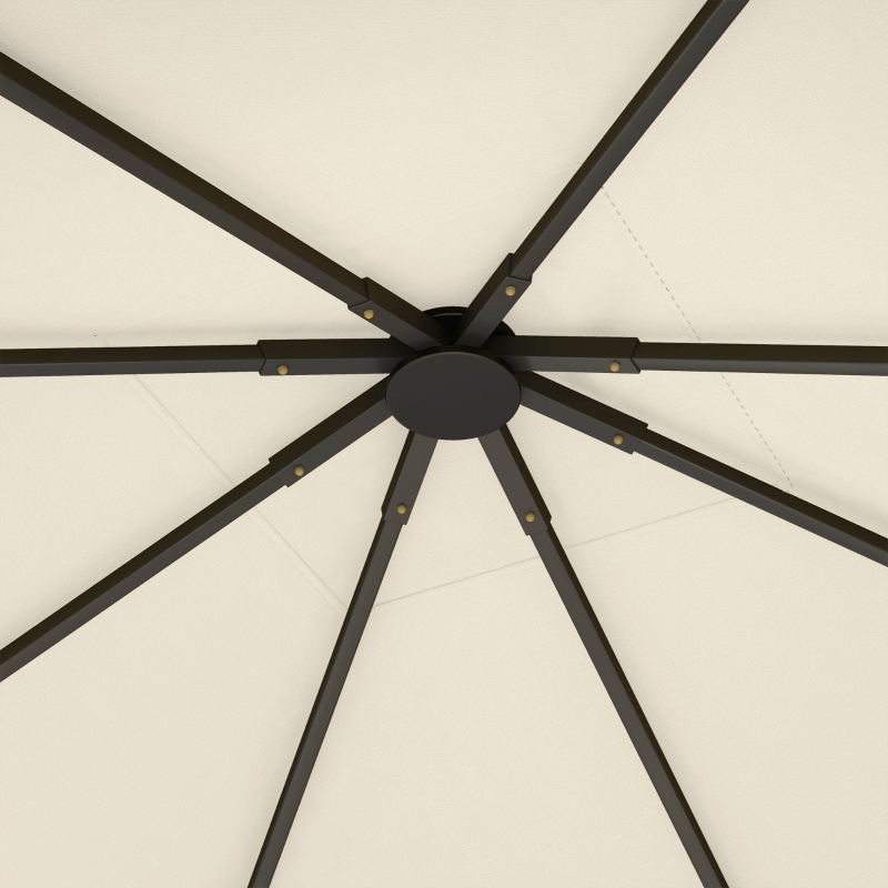 Best 3 x 3(m) Gazebo Canopy Replacement, for 01-0867 - Cream - Image 9