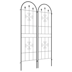 Best Set of Two Spiral Anchor Garden Trellis Panels