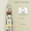 Best Five-Tier Corner Shelf - White - Image 5