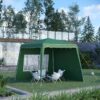 Best 2.4 x 2.4m Two Wall Pop Up Gazebo - Green - Image 10