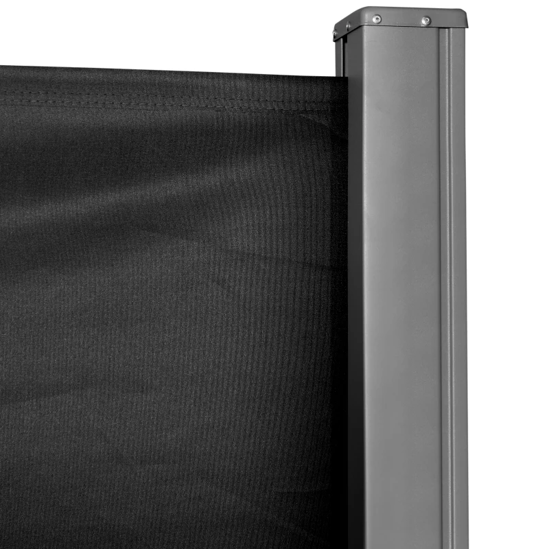 Best Retractable Sun Side Awning Screen Fence Patio Garden Wall Balcony Screening Panel Outdoor Blind Privacy Divider (3x1.8M, Black) - Image 8