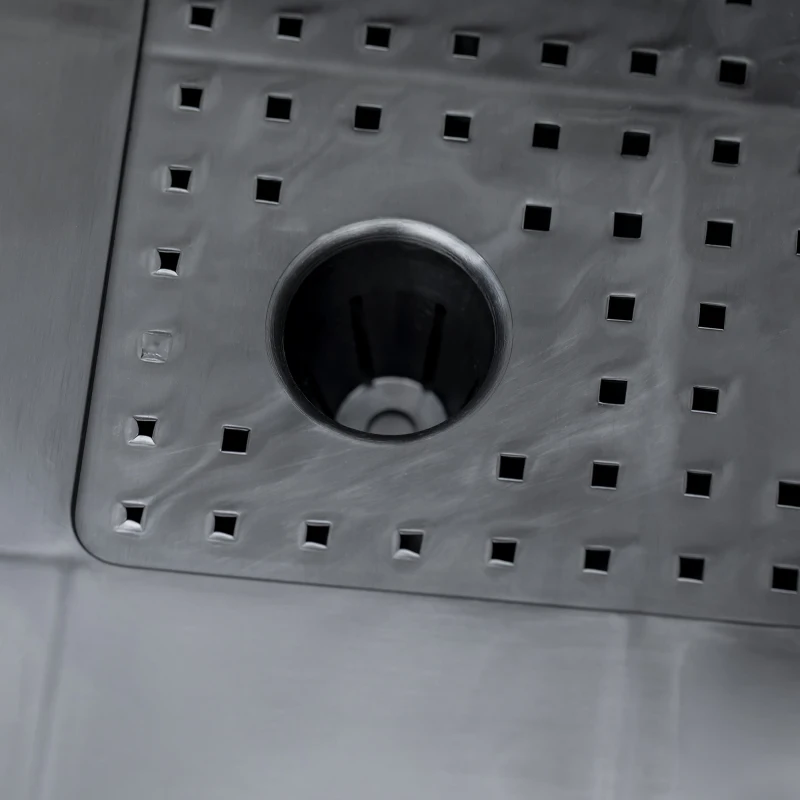 Best 50cm x 50cm x 46.5cm Set of 2 41L Plastic Raised Garden Bed, Planter Box, Flower Vegetables Planting Container with Self-Watering Design and Drainage Holes for Patio Balcony - Image 8