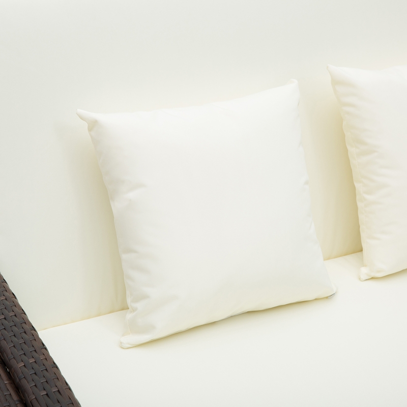 Best Rattan Sun Lounger 2 Seater Day Bed-Brown - Image 9