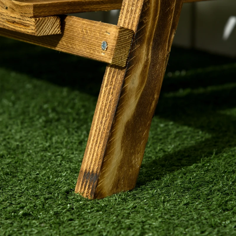 Best Wooden Folding Flower Pot Stand 3 Tier Garden Planter Display Ladder Gardener Storage Shelves Rack Herb Holder (80L x 37W x 93H cm) - Image 8