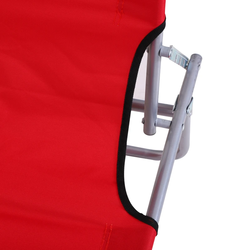 Best 2 Piece Folding Sun Lounger, Lounge Chairs Reclining Sleeping Bed with Adjustable Sun Shade Awning for Beach, Patio - Image 7