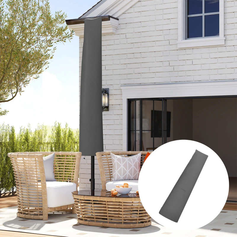 Best Parasol Umbrella Cover - Grey - Image 2