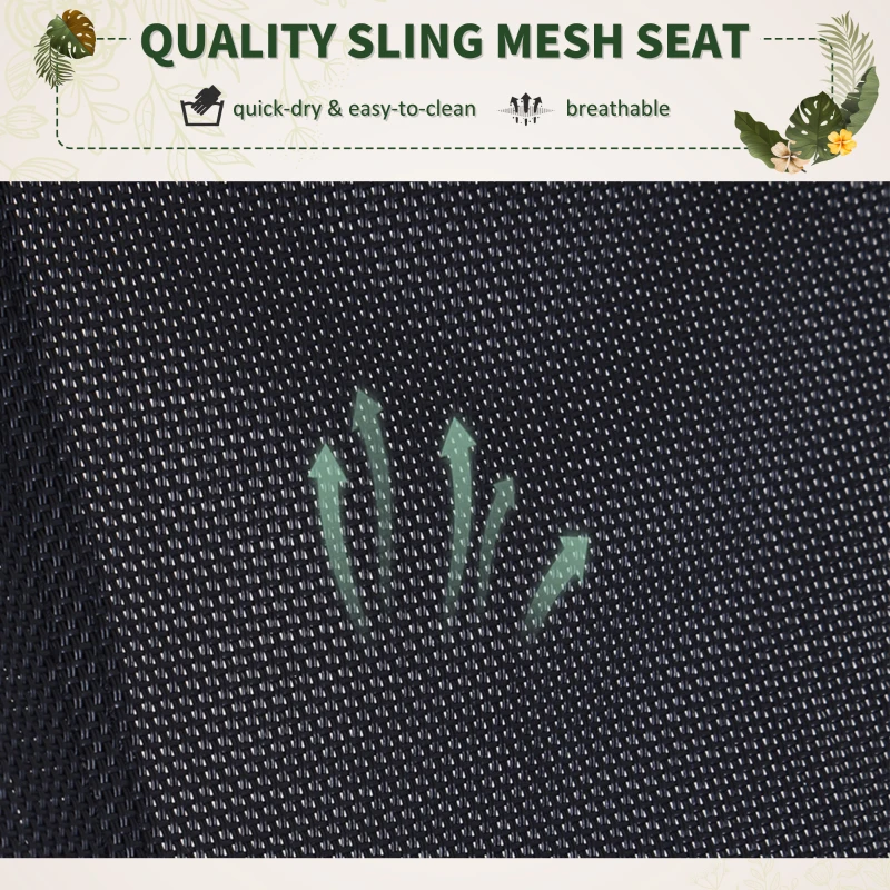 Best Outdoor Orbital Lounger Zero Gravity Patio Chaise Foldable Rocking Chair w/ Pillow Black - Image 4