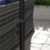 Best 3m Square Canopy Cantilever Parasol, with Cross Base - Beige - Image 9
