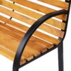 Best Garden Bench, 122Lx60Wx80H cm-Steel/Wood - Image 7