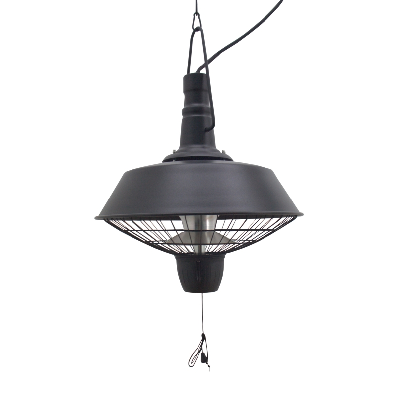Best 2100W Outdoor Ceiling Mounted Halogen Electric Heater Hanging Patio Garden Warmer Light - Black - Image 11