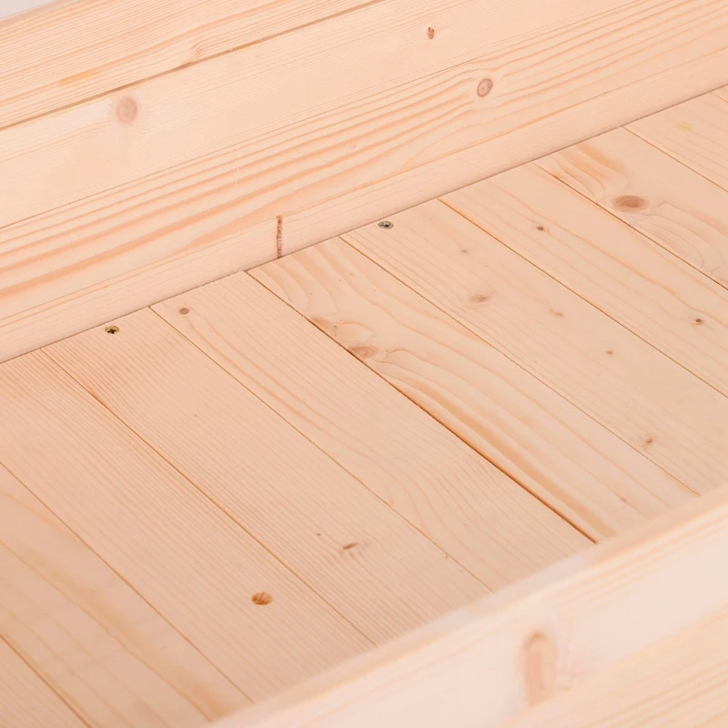 Best Garden Wooden Planters, Non-Woven Fabric, Rectangular Raised Bed,Fir Wood,Indoor/Outdoor, 122.5Lx56.5Wx76H cm - Image 8