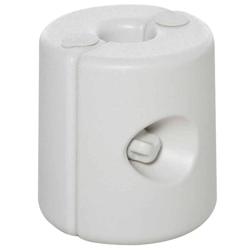 Best 4 Pack 36 kg Gazebo Weights, Canopy Tent Weights with Rapid Clip, Gazebo Leg Weights Fill with Sand or Water, White - Image 7