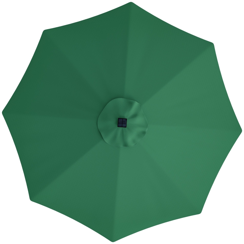 Best 3 m Replacement Parasol Canopy with Top Vent, UPF 50+ Garden Parasol Replacement Canopy, 8 Rib Parasol Cover Replacement Fits Various Frames, Green - Image 11