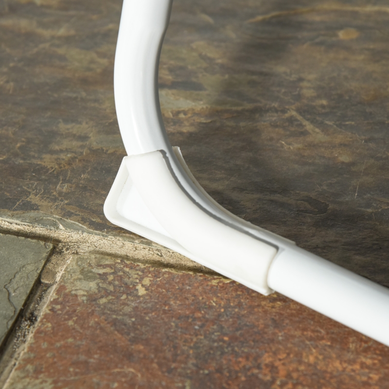 Best Foldable Sun Lounger, Outdoor 4 Level Adjustable Backrest Reclining Lounge Chair with Armrests for Patio, Garden, Dark Grey - Image 9