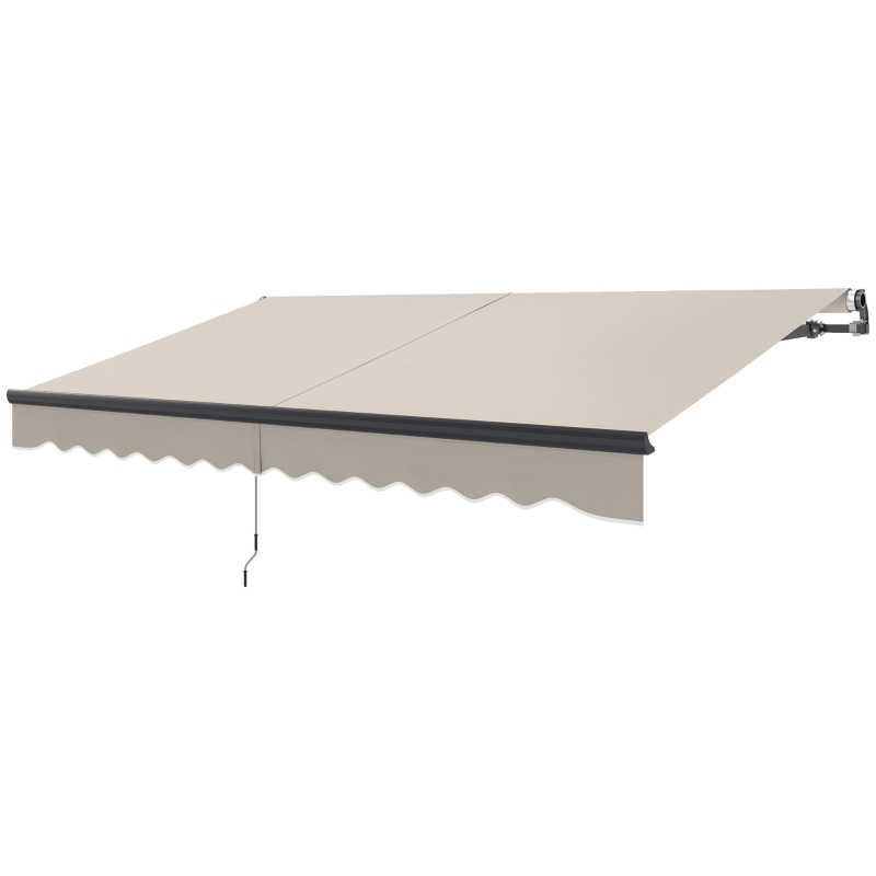 Best 3.5 x 3m Electric/Manual Awning, with Remote - Beige - Image 11