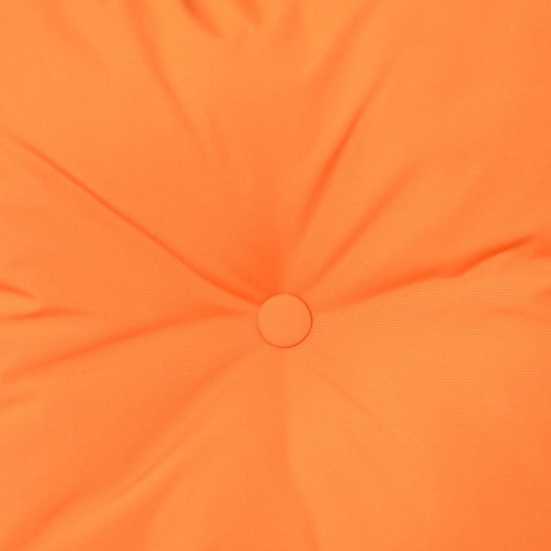 Best 3 Pieces Rattan Bistro Set, Wicker Garden Furniture Set with Storage Coffee Table and Chairs, Thickened Cushions for Outdoor, Patio, Balcony, Orange - Image 9