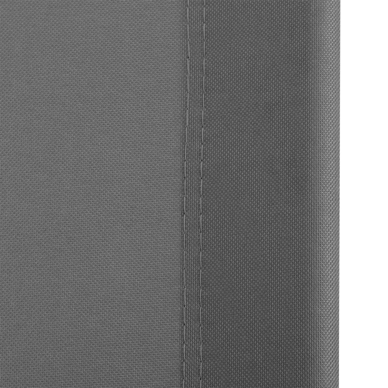 Best Foldable Sun Lounger with 5-Position Adjustable Backrest, Outdoor Portable Recliner Chaise Lounge Chair with Breathable Mesh Fabric, Grey - Image 7