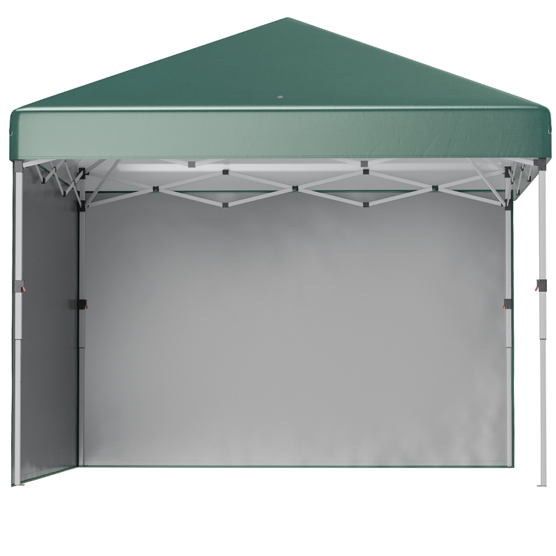 Best 3 x 3 (M) Pop Up Gazebo, UPF 30+ with 2 Sidewalls, Leg Weight Bags and Wheeled Bag, Height Adjustable Party Tent Event Shelter for Garden, Patio, Green - Image 11