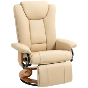 Best Faux Leather Recliner Chair - Beige