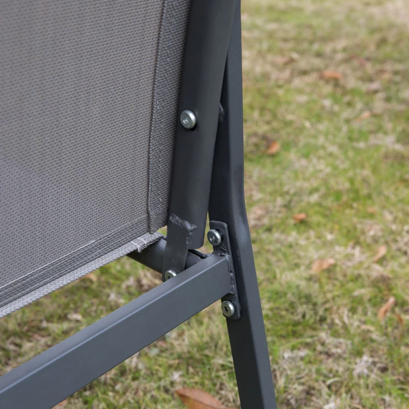 Best Four-Piece Minimal Garden Patio Set - Grey - Image 8