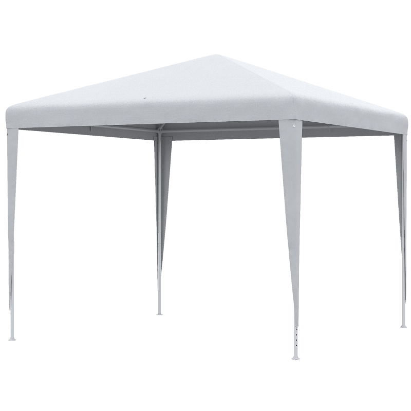 Best 2.7m x 2.7m Garden Gazebo Marquee Party Tent Wedding Canopy Outdoor(White) - Image 11
