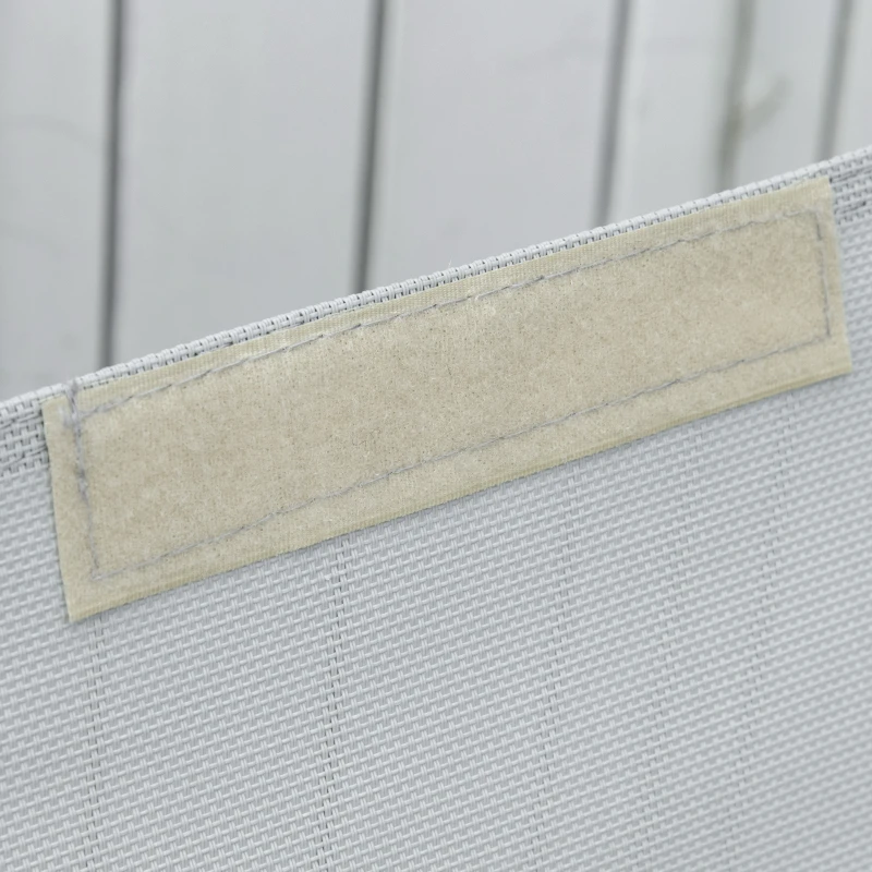 Best Outdoor Rocking Chair Sun Lounger Recliner Rocker with Texteline Fabric Patio Garden Relaxer with Pillow Grey - Image 8