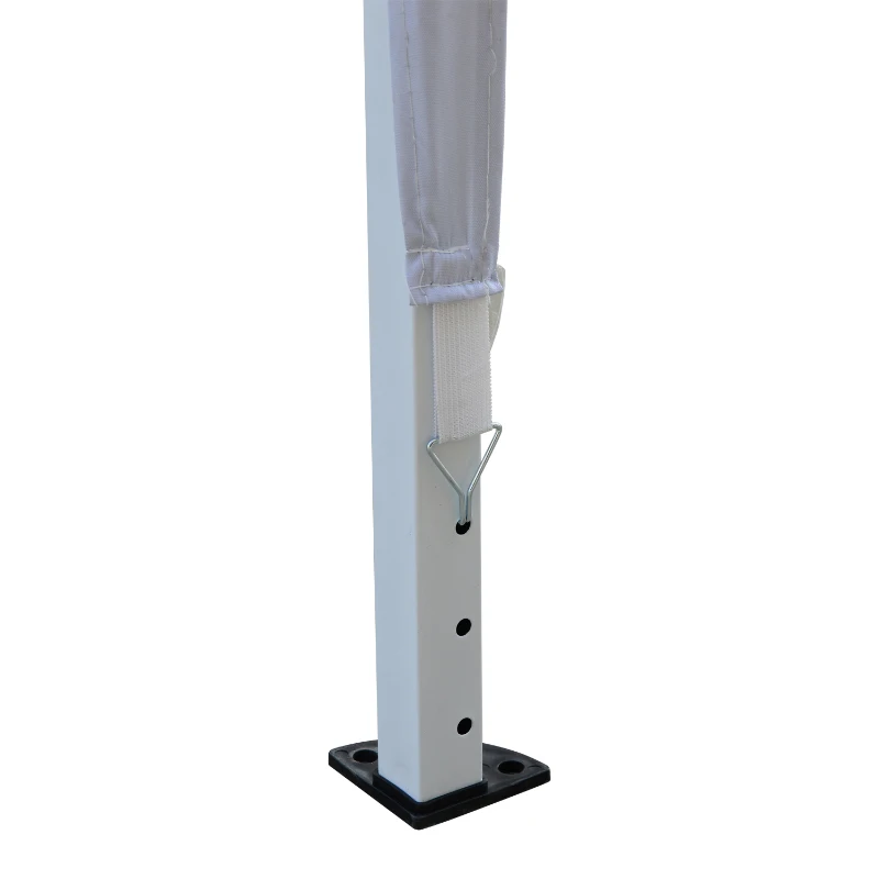 Best 3 x 3M Garden Pop Up Gazebo Height Adjustable Marquee Party Tent Wedding Canopy with Carrying Bag, White - Image 8