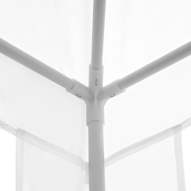 Best 2.7m x 2.7m Garden Gazebo Marquee Party Tent Wedding Canopy Outdoor(White) - Image 8
