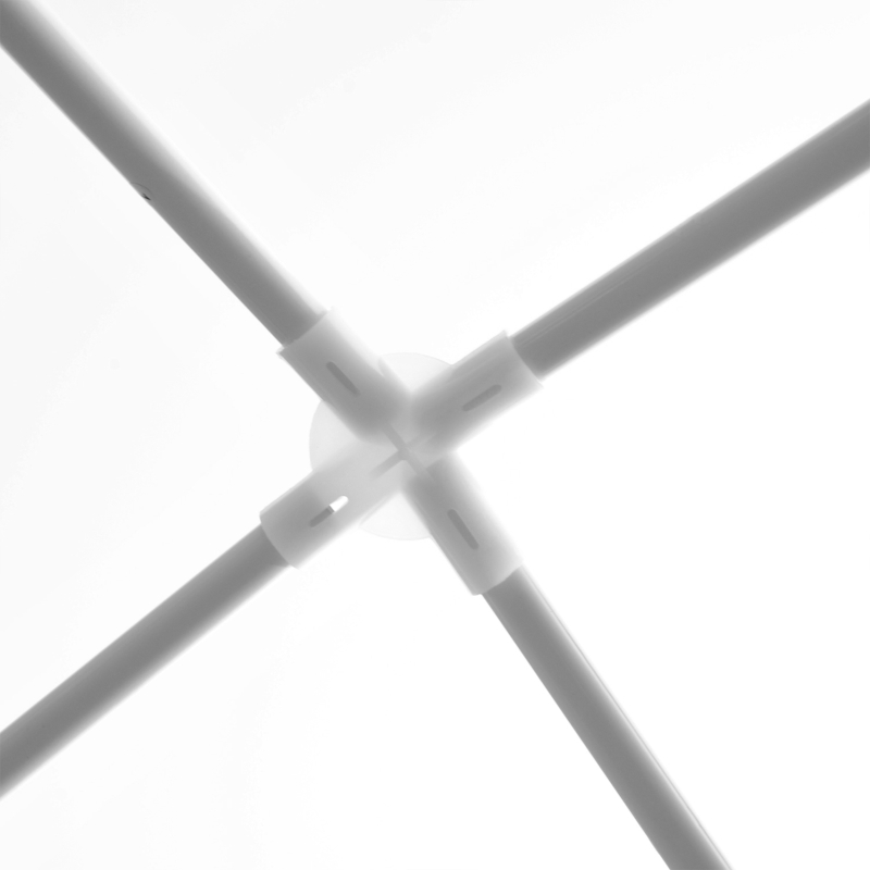 Best 2.7m x 2.7m Garden Gazebo Marquee Party Tent Wedding Canopy Outdoor(White) - Image 9