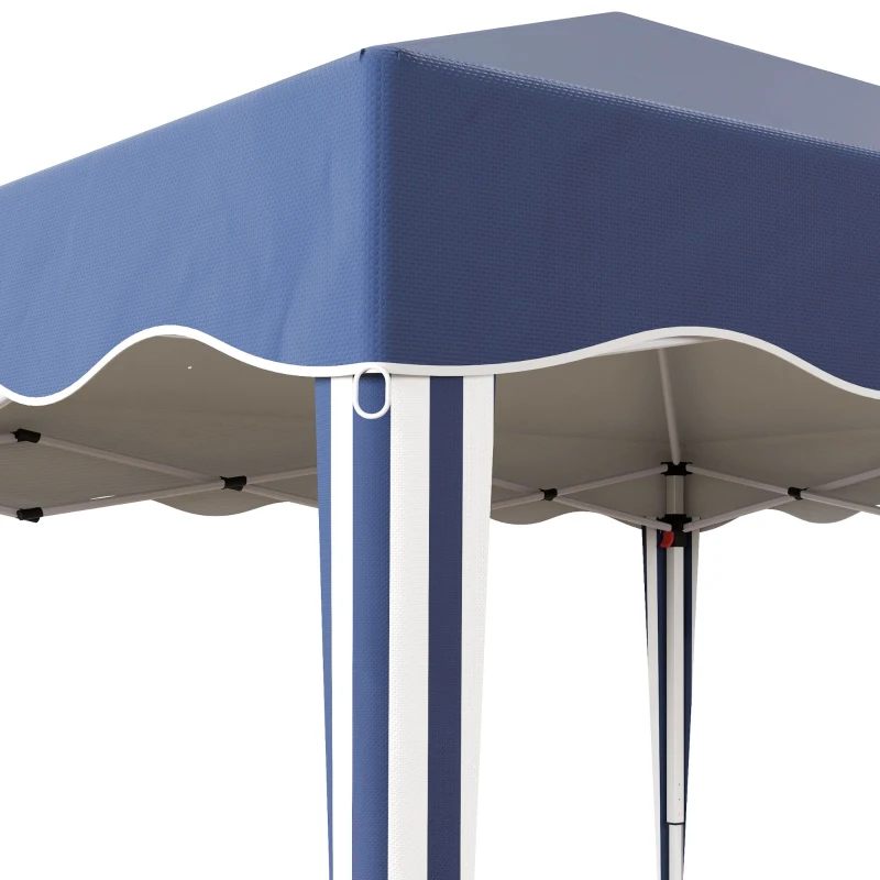 Best 3 x 3cm Adjustable Height Pop-Up Gazebo, with Bag - Blue - Image 8
