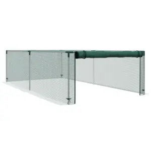 Best 8' x 4' Plant Protection Cage, with Door, Green