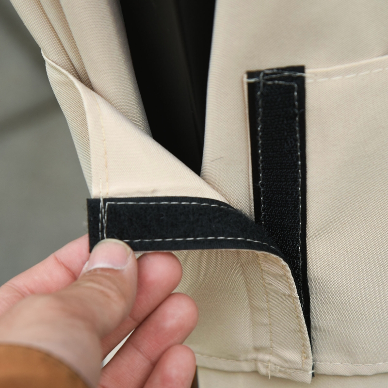 Best Replacement Gazebo Curtains, 4-Panel Gazebo Side Panels Only, for 3 x 3 (M) Gazebos or Pergolas, Hooks/C-Rings Included, Beige - Image 10