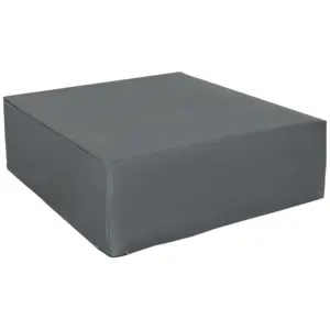 Best 205x192cm Outdoor Garden Rattan Furniture Protective Cover Water UV Resistant Grey