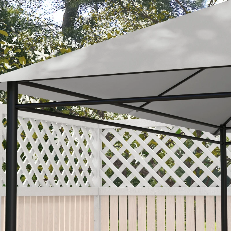 Best 3 x 4m Gazebo Canopy Replacement Cover, Gazebo Roof Replacement (TOP COVER ONLY), Light Grey - Image 8