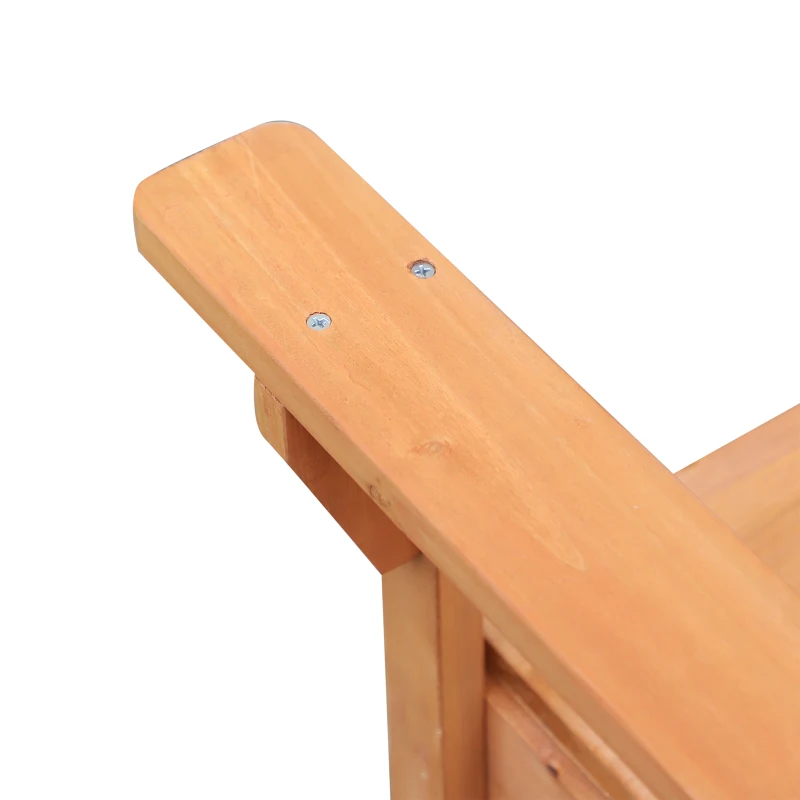 Best Two-Seater Garden Storage Bench - Natural - Image 7