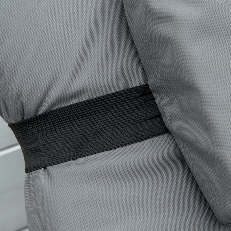 Best Rattan Sun Lounger, 5-Level Adjustable Garden Lounger Recliner with Cushion and Headrest, Outdoor Reclining Sunbed, Steel Frame Garden Chair for Patio, Beach, Terrace, Dark Grey - Image 8