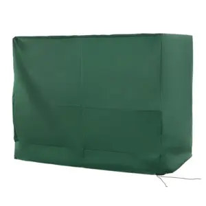 Best 3-Seat Outdoor Garden Swing Chair Protective Cover Water UV Resistant, 240L x 133Wcm, Green