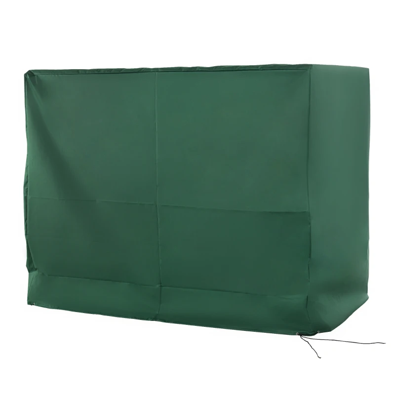 Best 3-Seat Outdoor Garden Swing Chair Protective Cover Water UV Resistant, 240L x 133Wcm, Green