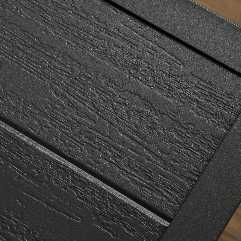 Best 5 Piece PE Rattan Garden Furniture Set, 2 Armchairs,2 Stools, Steel Tabletop with Wicker Shelf, Padded Outdoor Seating, Grey - Image 8