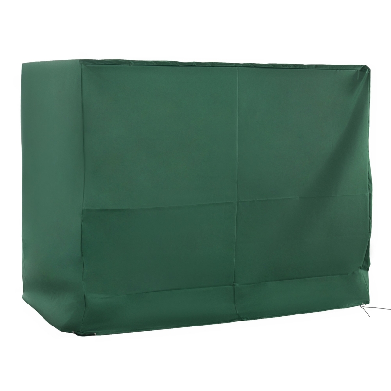 Best 3-Seat Outdoor Garden Swing Chair Protective Cover Water UV Resistant, 240L x 133Wcm, Green - Image 13