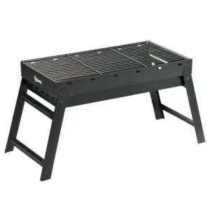 Best Foldable Charcoal Grill - Black