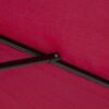 Best 3(m) Tilting Parasol Garden Umbrellas, Outdoor Sun Shade with 8 Ribs, Tilt and Crank Handle for Balcony, Bench, Garden, Wine Red - Image 10