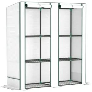 Best Three-Tier Mini Greenhouse - White