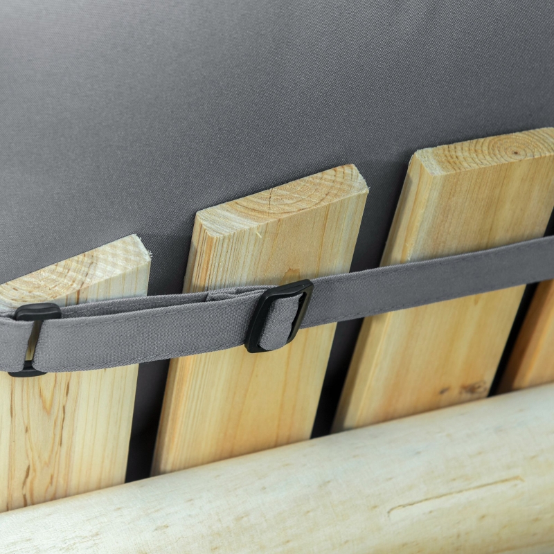 Best Set of 2 Outdoor Chair Cushions, High Back Padded Patio Chair with Pillow for Indoor and Outdoor Use, Dark Grey - Image 10