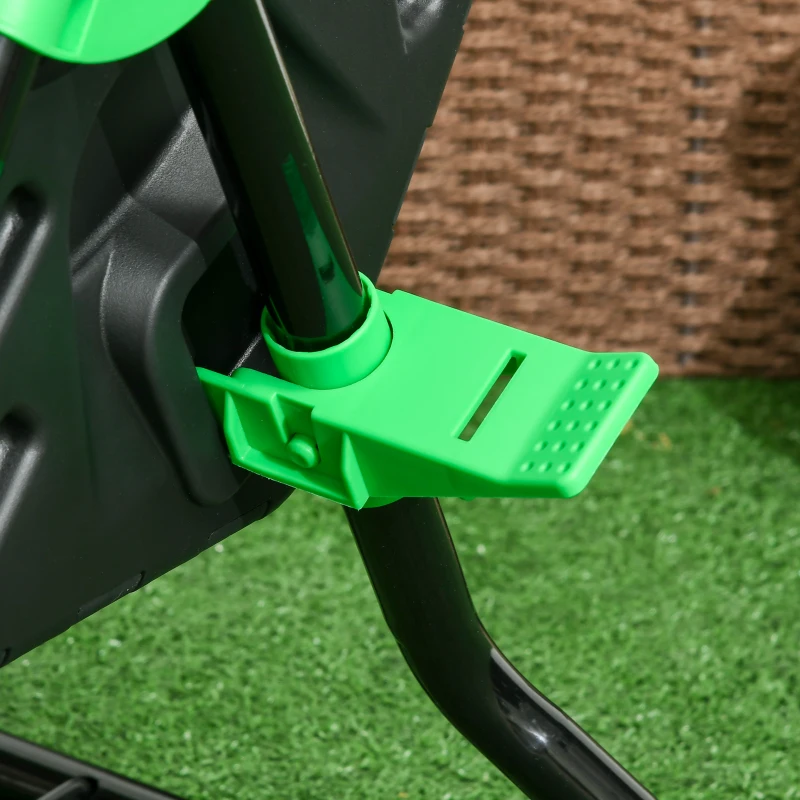 Best 65L Garden Compost Bin, Single Chamber Rotating Composter, Compost Maker with 24 Ventilation Openings and Steel Legs - Image 8