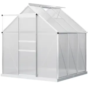 Best 190 x 190cm Walk-In Polycarbonate Greenhouse