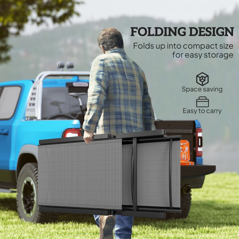 Best Folding Sun Lounger, 5-Position Adjustable Garden Chaise Lounge Sunbed, Steel Frame Reclining Chair for Beach, Porch, Patio, Camping, Light Grey - Image 6