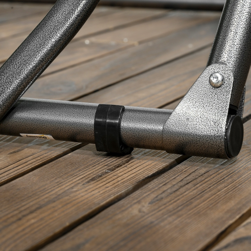 Best Foldable Hammock Stand, Portable Hammock with Metal Frame, 2 in 1 Hammock Net Stand, Clothes Drying Rack, Load Capacity 120kg, for Patio, Garden, Yard, Black - Image 9