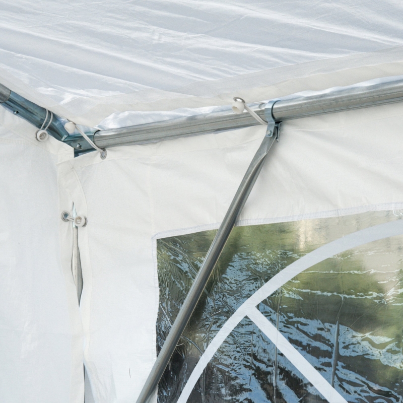 Best 8m x 4m Garden Gazebo Marquee Party Tent Wedding Portable Garage Carport Event shelter Car Canopy Outdoor Heavy Duty Steel Frame Waterproof Rot Resistant - Image 9